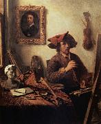 Job Berckheyde The Painter in his Studio oil painting
